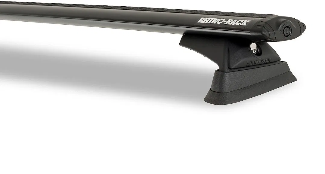 JB1626 – RHINO RACK Roof Rack, Direct Fit Black With 50 Inch Length Cross Bar/ Mounting Kit